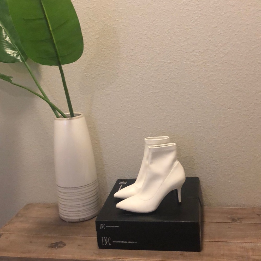 White sock bootie